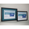 8.5" x 11" Black Wood Certificate Frame